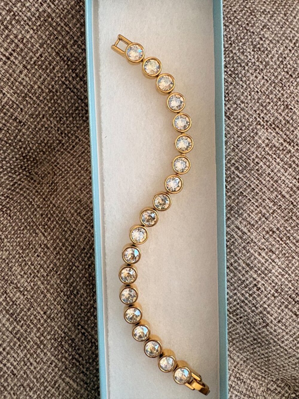 Touchstone Crystal ice bracelet. Golden Moonlight Ice bracelet. New - Picture 9 of 10